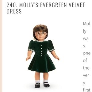 American girl doll Molly dress